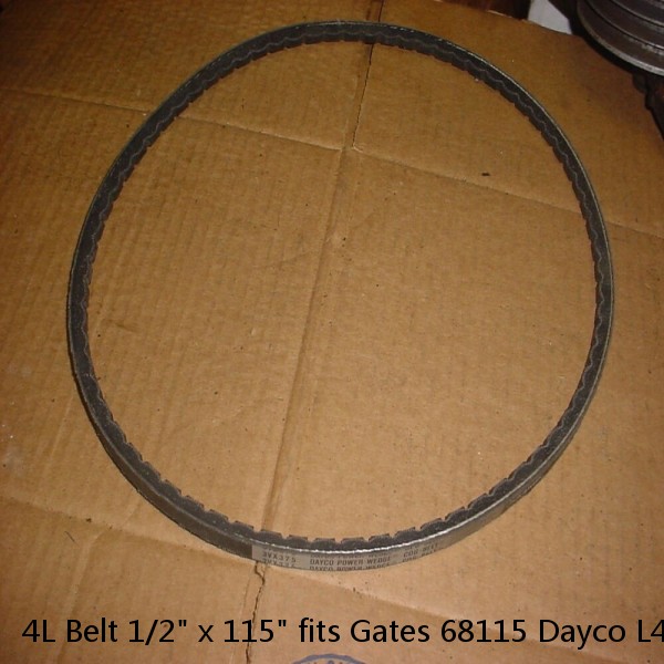 4L Belt 1/2" x 115" fits Gates 68115 Dayco L4115 Goodyear 841150 248-115