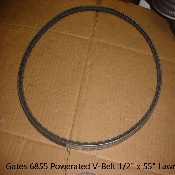 Gates 6855 Powerated V-Belt 1/2" x 55" Lawn Mower Tractor Appliances NEW 