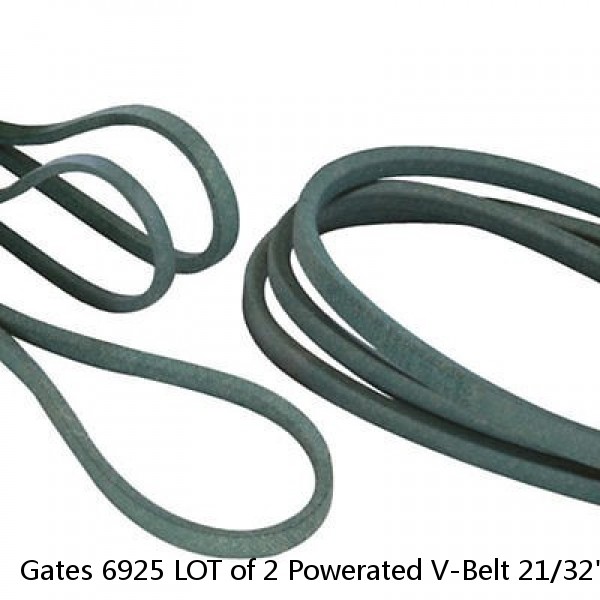 Gates 6925 LOT of 2 Powerated V-Belt 21/32" x 25" Lawn Mower Tractor NEW NOS